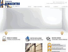 Tablet Screenshot of corporacionalmacentro.com